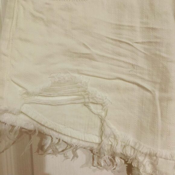 Brand New Free People Love Good Vibrations Spring White Shorts For Women Size 27 - Picture 8 of 8